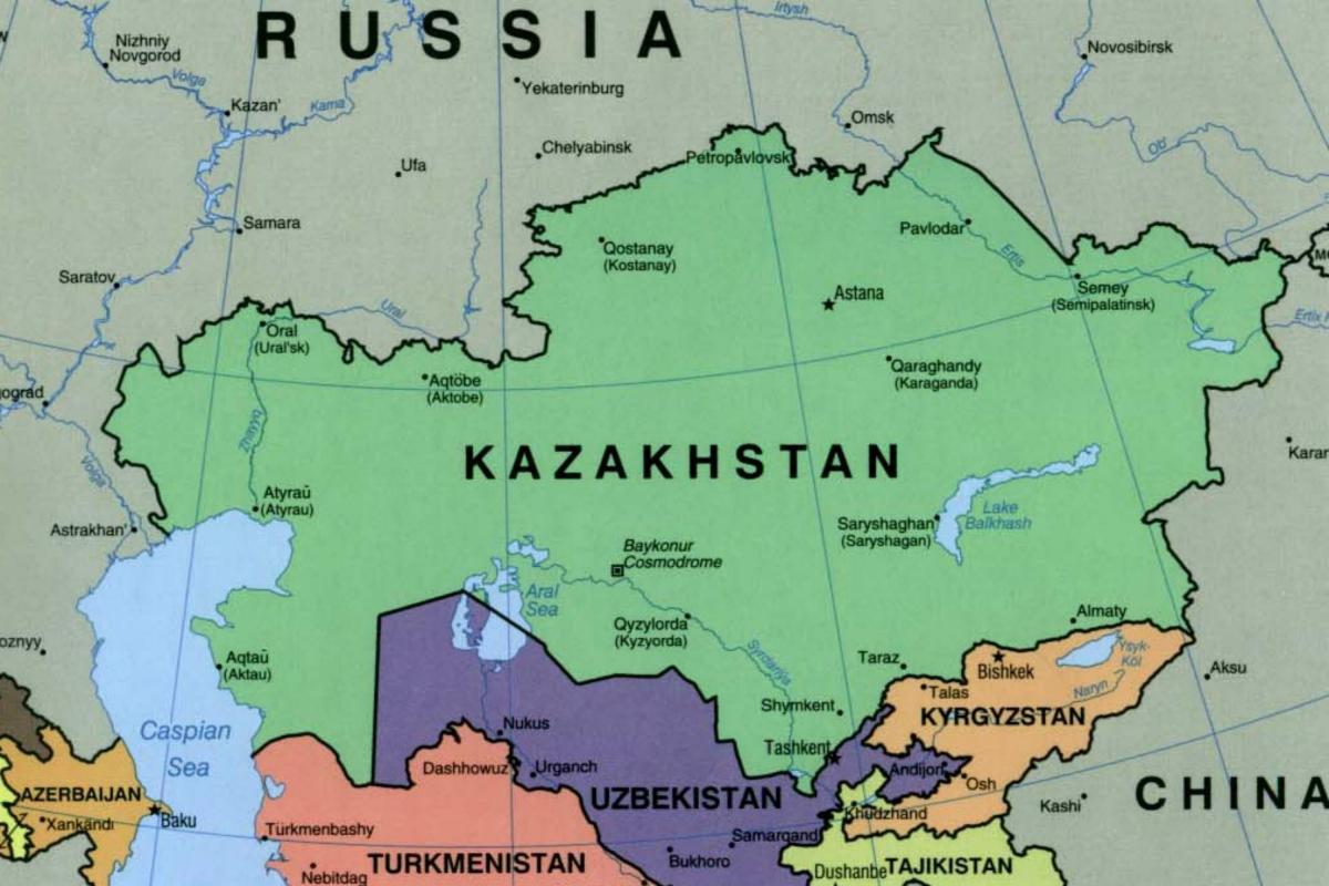 mapa ng almaty Kazakhstan